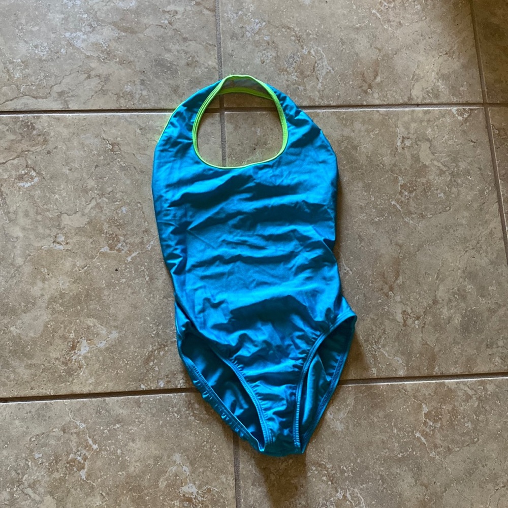 Natalie ballet leotard. Halter top.